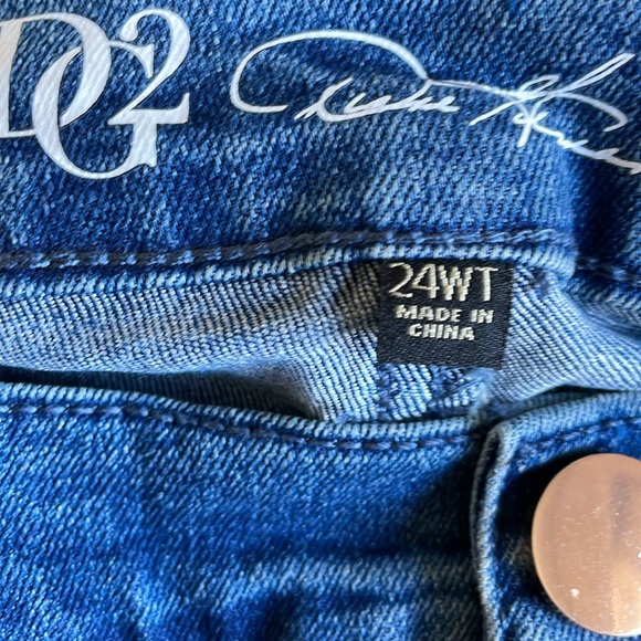 NEW! Stretch Ultra Boot Cut Jeans, Diane Gilman - Plus Size 24W Tall - Picture 11 of 12